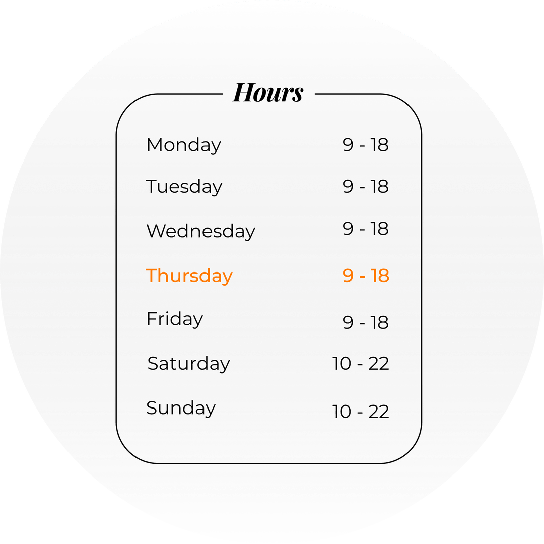 3. Opening hoursico